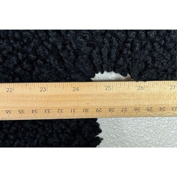 Free People FP Movement Black Care Seaside Fleece Crochet & Embroidered Pullover - Picture 14 of 14